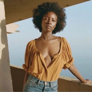 Doen Jeanne Top in Foxtail Large